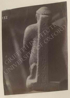 Kneeling statue of Hesyro dedicated to Hathor of Cusae, Dyn. XIX, from el-Qusiya, now in Turin, M...