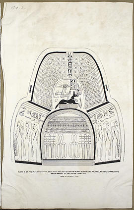 George A. Hoskins Print - Coffin of Nesamun