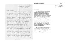 Broome letter 243