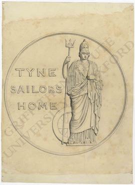 Design for Tyne Sailors' Home with Britannia