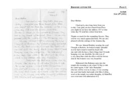 Broome letter 114