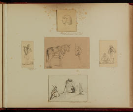 Head of Ti; water sellers; donkeys; Sheik Salim
