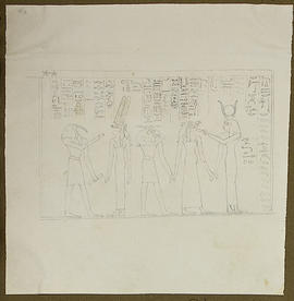 George A. Hoskins Drawing - Luxor Temple