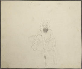 George A. Hoskins Drawing - Study of a Man