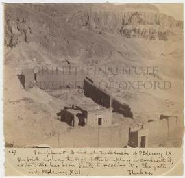 [227] Temple at Deir el Medineh of Ptolemy IX.