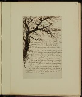 Poem with drawing of tree