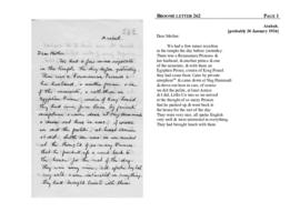 Broome letter 262