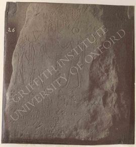 Stela, year 18 of Sesostris I, set up by Mentuhotep, from Buhen, Temple of Isis, Sanctuary B, now...