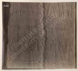 Stela of Seba and his wife Wert-Khenr(eti), 3 registers, incomplete, Dyn. XIX, from Mit Rahina, n...