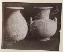 Four vases of Djehuty, provenance not known, now in Turin, Museo Egizio, Cat. 3225-3228 [together...