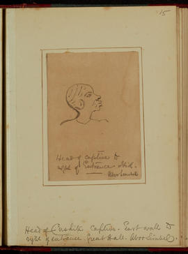 Head of Kushite captive at Abu Simbel