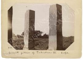 [632] Granite pillars of Tahutmes III. Koft.