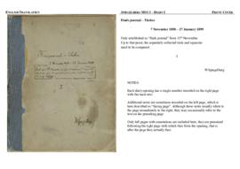 Diary I - English translation
