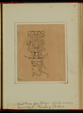 Headdress of a king at Edfu
