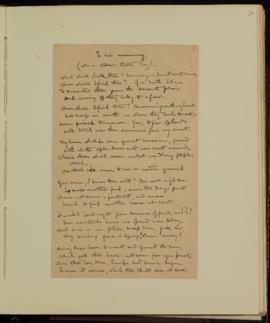 Poem 'To his mummy (who is older than he)'