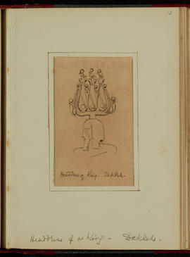 Headdress of a kng at Dakkeh