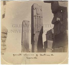 [190] Granite columns of Thothmes III. Karnak.
