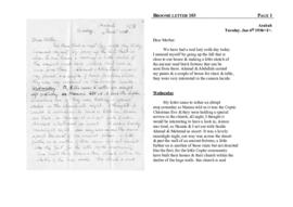 Broome letter 103