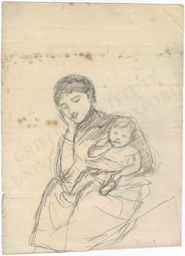 Woman holding infant