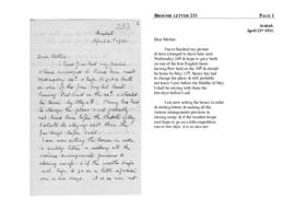 Broome letter 233