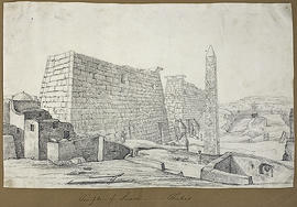 George A. Hoskins Drawing - Luxor Temple